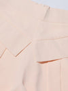 Pantaloni casual a vita alta con tasche a filetto da donna ATREND