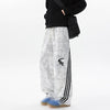 Pantaloni casual con bordo a contrasto e fascia elastica da uomo ATREND