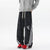 Pantaloni casual con bordo a contrasto e fascia elastica da uomo ATREND