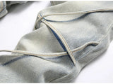Pantaloni in denim vintage elasticizzato da uomo ATREND