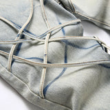 Pantaloni in denim vintage elasticizzato da uomo ATREND