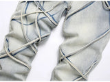 Pantaloni in denim vintage elasticizzato da uomo ATREND