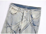 Pantaloni in denim vintage elasticizzato da uomo ATREND