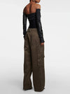 Pantaloni multi tasche a vita alta con corsetto incorporato da donna ATREND