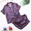 Pigiama camicia & pantaloncini in seta da donna ATREND