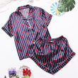Pigiama camicia & pantaloncini in seta da donna - Pigiama ATREND