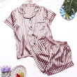 Pigiama camicia & pantaloncini in seta da donna - Pigiama ATREND