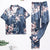 Pigiama camicia & pantaloni in seta da donna ATREND