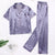 Pigiama camicia & pantaloni in seta da donna ATREND