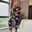 Pigiama camicia & pantaloni in seta da donna - Pigiama ATREND