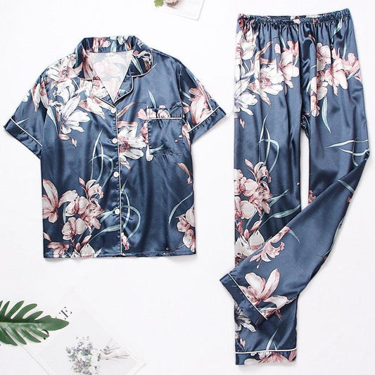 Pigiama camicia & pantaloni in seta da donna - Pigiama ATREND