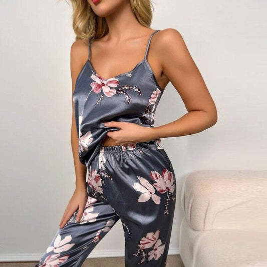 Pigiama canottiera & pantaloni in seta da donna - Pigiama ATREND