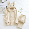 Pigiama cartoon in pile felpa e pantaloni unisex ATREND