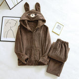 Pigiama cartoon in pile felpa & pantaloni lui & lei - Pigiama ATREND
