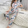 Pigiama casual camicia e pantaloni da donna ATREND