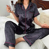 Pigiama casual camicia e pantaloni da donna ATREND