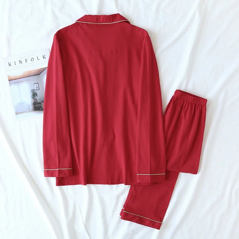 Pigiama casual camicia e pantaloni unisex - Pigiama unisex ATREND