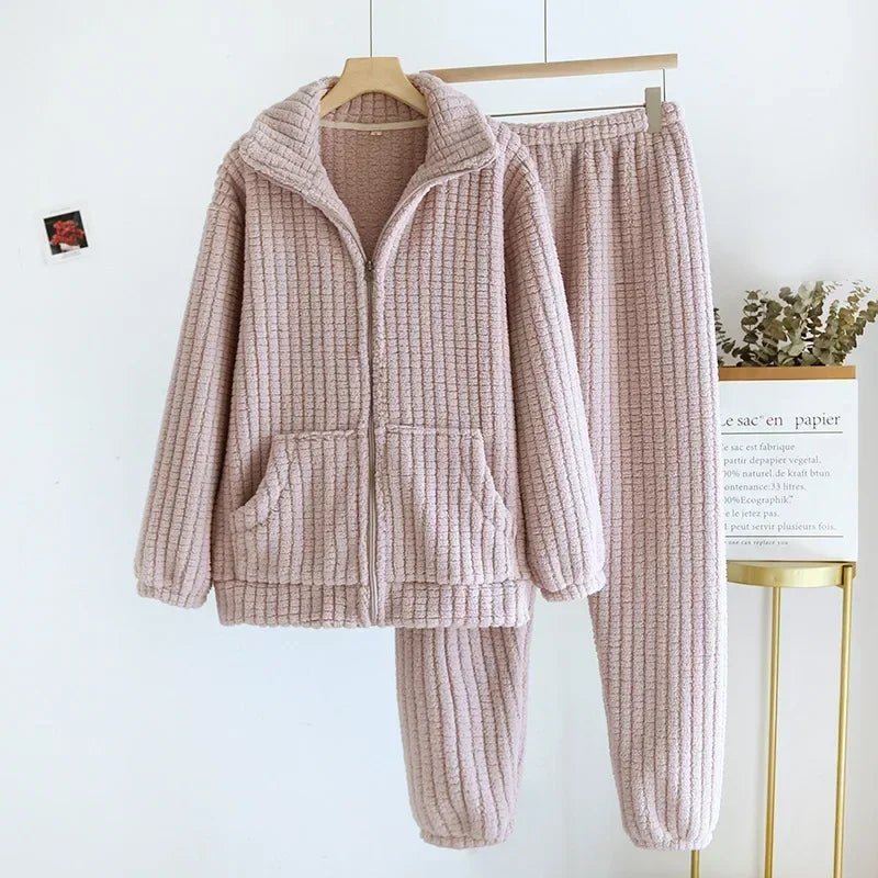 Pigiama casual camicia e pantaloni unisex - Pigiama unisex ATREND