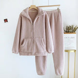 Pigiama casual camicia e pantaloni unisex - Pigiama unisex ATREND