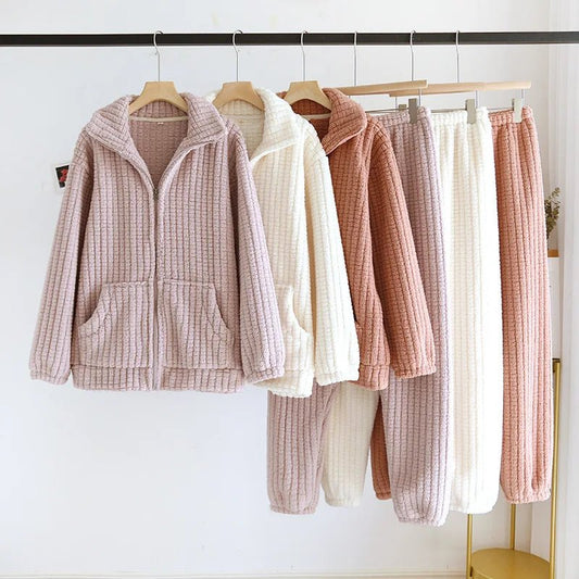 Pigiama casual camicia e pantaloni unisex - Pigiama unisex ATREND