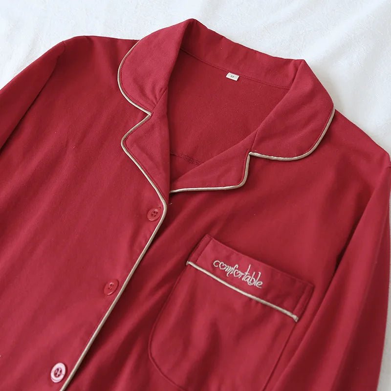 Pigiama casual camicia e pantaloni unisex - Pigiama unisex ATREND
