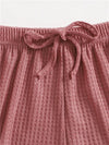 Pigiama casual canottiera e pantaloncini con lacci da donna ATREND