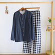 Pigiama casual in cotone camicia e pantaloni da uomo - Pigiama uomo ATREND