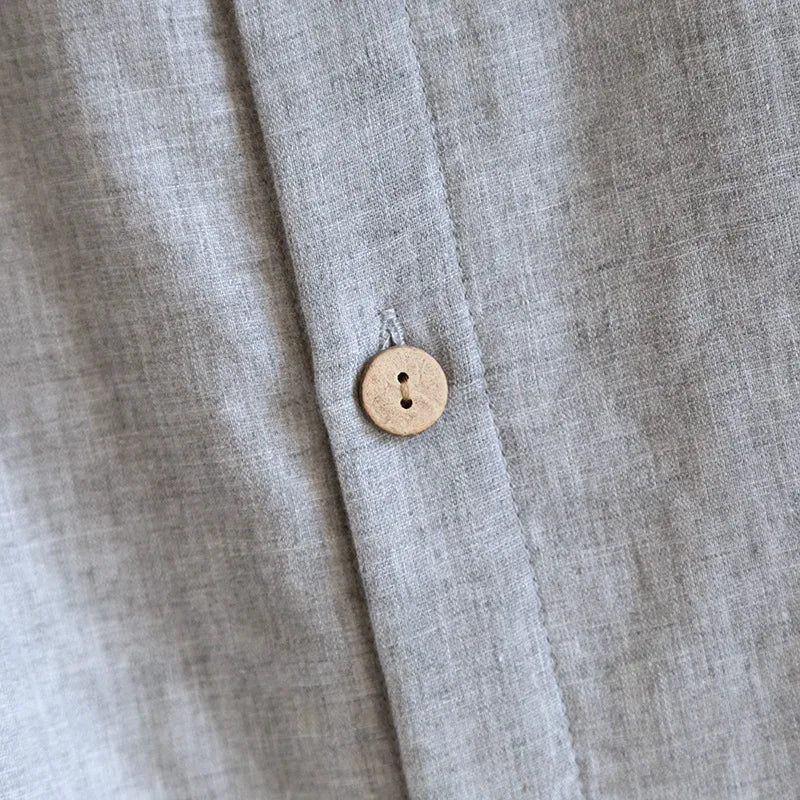 Pigiama casual in cotone camicia e pantaloni da uomo - Pigiama uomo ATREND
