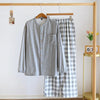 Pigiama casual in cotone camicia e pantaloni da uomo ATREND
