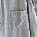 Pigiama casual in cotone camicia e pantaloni da uomo - Pigiama uomo ATREND