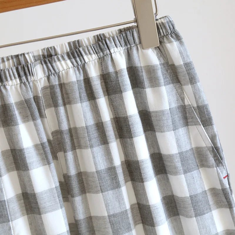Pigiama casual in cotone camicia e pantaloni da uomo - Pigiama uomo ATREND
