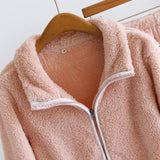 Pigiama casual in pelo camicia e pantaloni unisex - Pigiama unisex ATREND