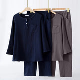 Pigiama casual t-shirt e pantaloni da uomo - Pigiama uomo ATREND