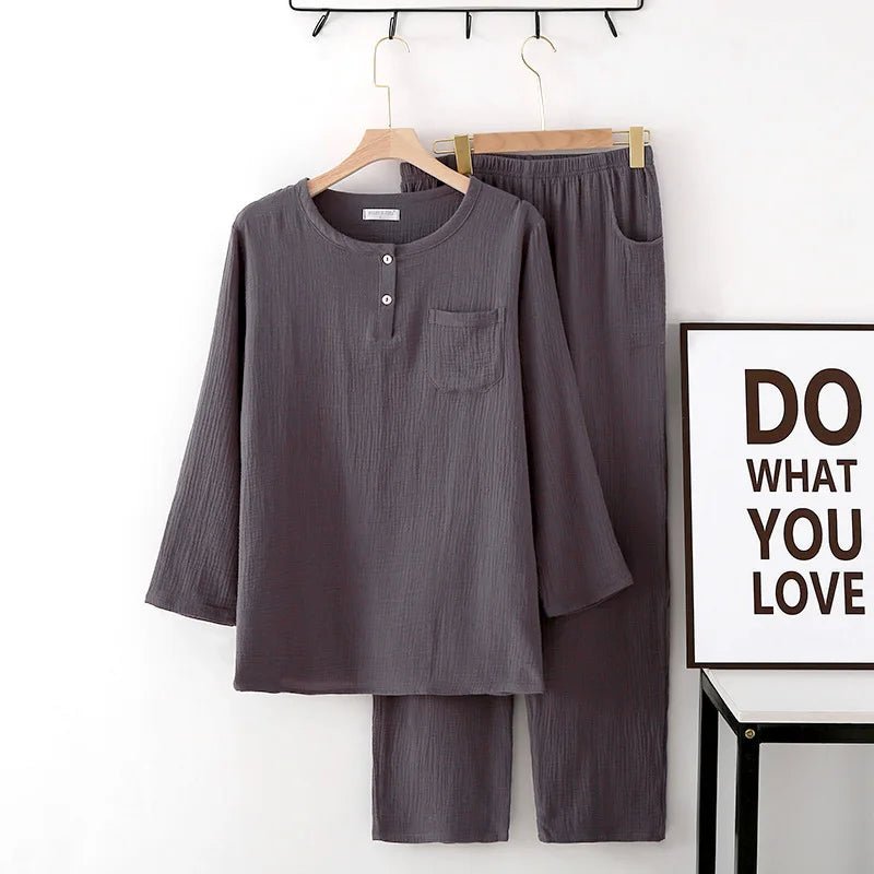 Pigiama casual t-shirt e pantaloni da uomo - Pigiama uomo ATREND