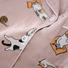 Pigiama in cotone camicia e pantaloni con stampa animale unisex ATREND