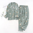 Pigiama in cotone camicia e pantaloni con stampa animale unisex - Pigiama unisex ATREND