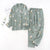 Pigiama in cotone camicia e pantaloni con stampa animale unisex ATREND