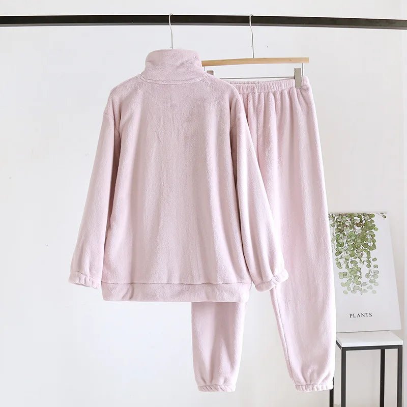 Pigiama in pile multitasche camicia e pantaloni unisex - Pigiama unisex ATREND