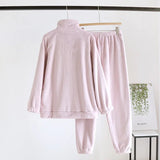 Pigiama in pile multitasche camicia e pantaloni unisex - Pigiama unisex ATREND