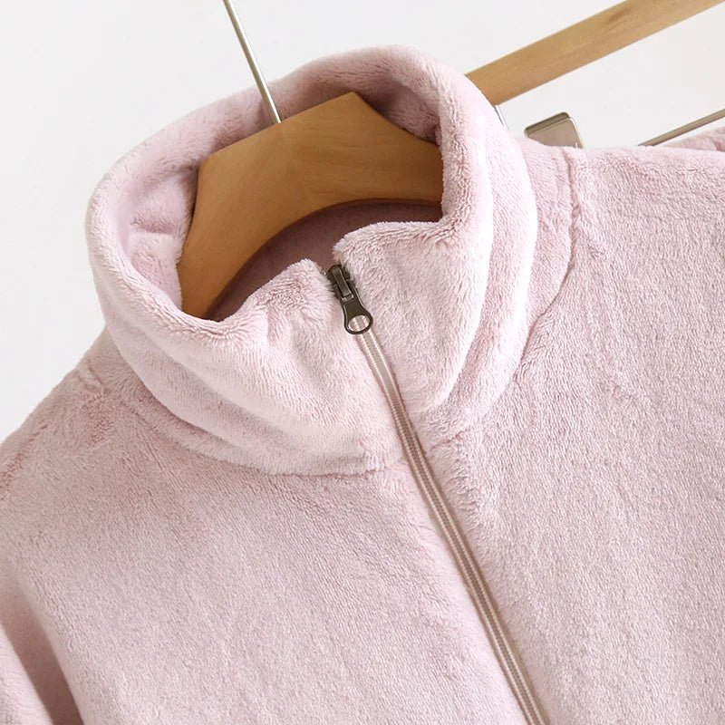 Pigiama in pile multitasche camicia e pantaloni unisex - Pigiama unisex ATREND