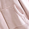 Pigiama in pile multitasche camicia e pantaloni unisex ATREND