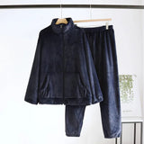 Pigiama in pile multitasche camicia e pantaloni unisex - Pigiama unisex ATREND
