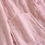 Pigiama in velluto casual pigiama e pantaloni unisex - Pigiama unisex ATREND