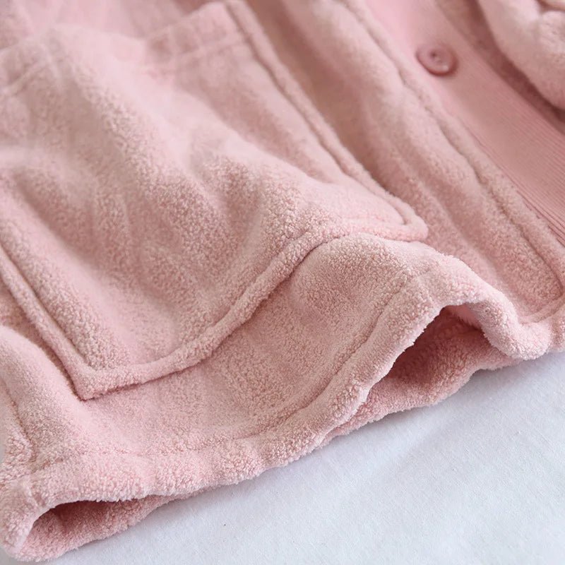 Pigiama in velluto casual pigiama e pantaloni unisex - Pigiama unisex ATREND