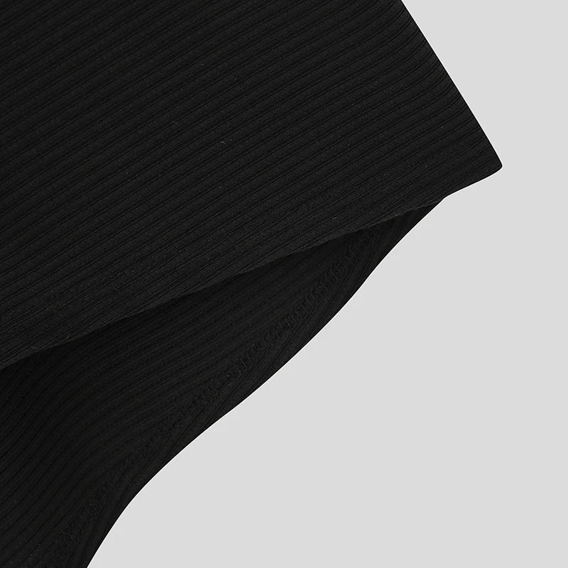Poncho geometrico con cerniera laterale da uomo ATREND