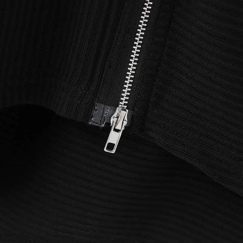 Poncho geometrico con cerniera laterale da uomo ATREND