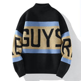Pullove trendy con lettere da uomo ATREND