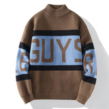 Pullove trendy con lettere da uomo ATREND