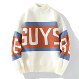 Pullove trendy con lettere da uomo ATREND