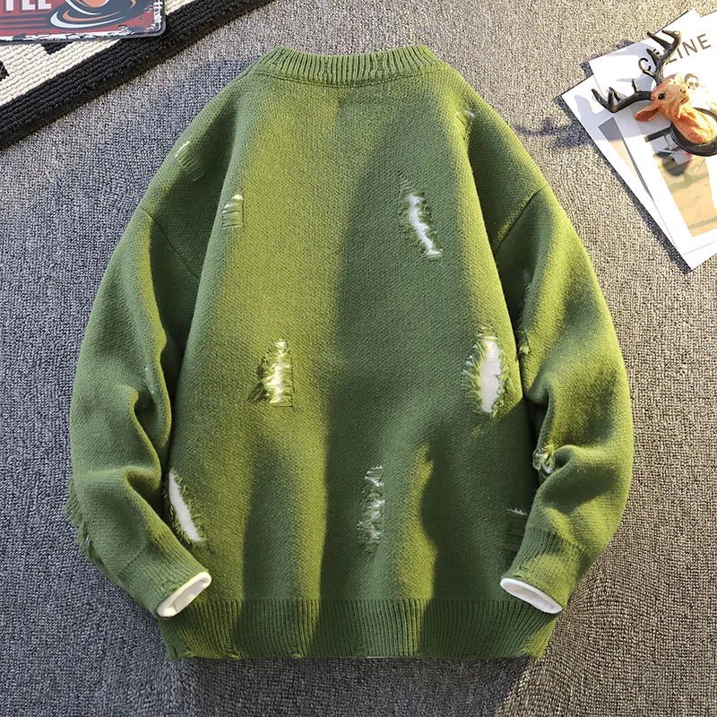 Pullover casua irregolare con lettere da uomo ATREND